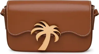 Palm Angels Palm Tree Plaque Shoulder Bag