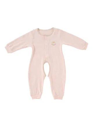 Long Sleeve Jumpesuit Pink 