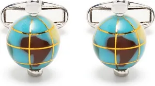 Spinning Globe cufflinks