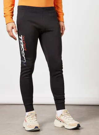 Logo Slim Fit Sweatpants Black 