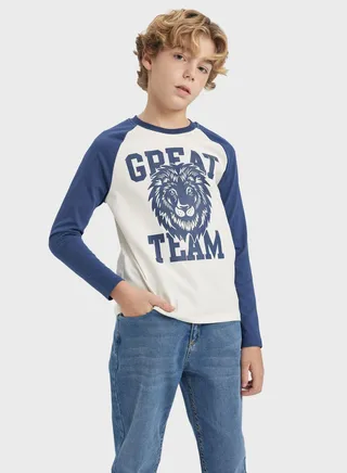 Boy Regular Fit Long Sleeve T-Shirt 