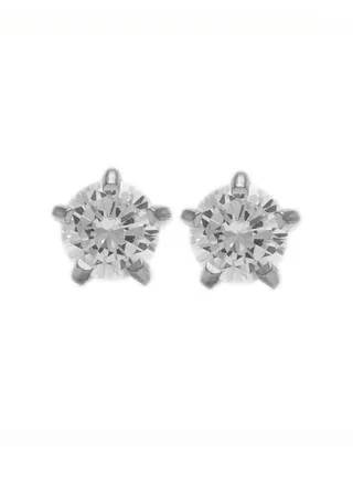 2MM Cubic Zirconia Allergy free Stainless Steel Ear Studs 