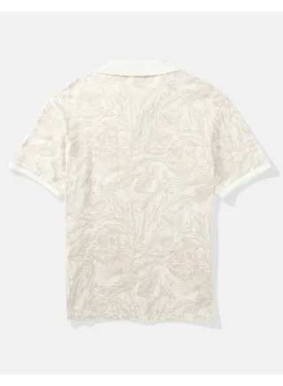 AE Flex Pique Printed Polo Shirt 