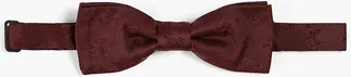 Silk-jacquard bow tie
