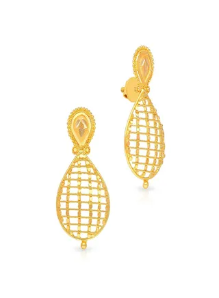 22 Carat 916 Purity Yellow Gold Earring EG4128863Y For Women 