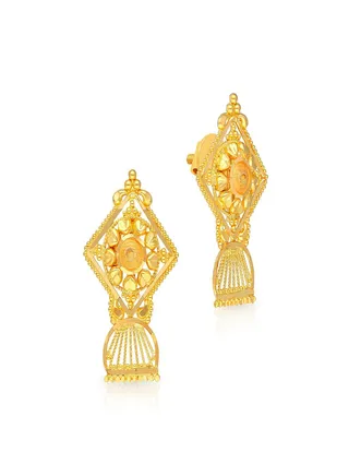22 Carat 916 Purity Yellow Gold Earring EG4128944Y For Women 