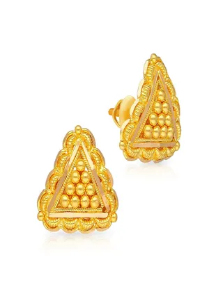 22 Carat 916 Purity Yellow Gold Earring EG4160488Y For Women 