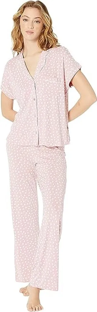 UGG Aimee Set II (Clay Pink Hearts) Women's Pajama Sets