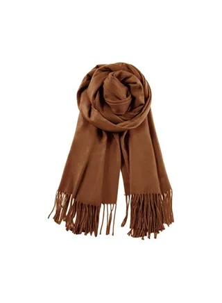 Show Winter Scarf Classic Solid Warm Soft Large Muffler Wrap Shawl Scarves For Men Women 