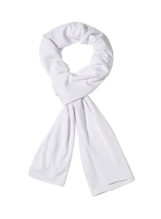 Simple Stretchable Plain Scarf White 