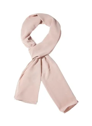 Simple Stretchable Plain Scarf Pink 