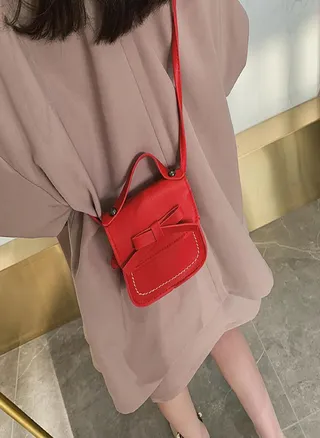 Fashion Small Purse For Little Girls Toddler Kids Cute Bow Mini Messenger Bag 