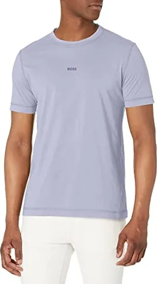 BOSS Men's Small Tonal Logo Regular Fit Jersey T-Shirt