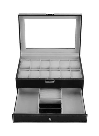 12-Grid Double Layer Watch Storage Box ZG1046401 