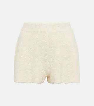 Silk boucle shorts