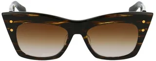 Balmain Eyewear Tortoiseshell-Effect Sunglasses