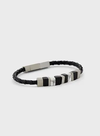 Stoned Braided Bracelet