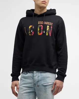 Men's Hawaiian-Print Icon Hoodie