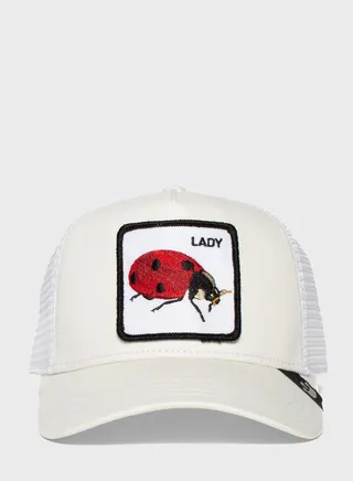 The Lady Bug Curved Peak Cap