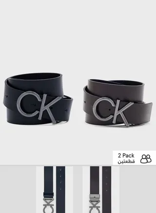 Logo Detailed Allocated Hole Belt