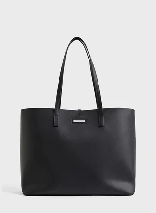 Logo Detail Top Handel Shopper