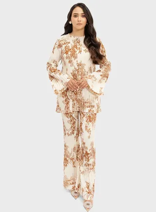 Floral Print Suit & Pants Sets