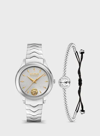 Steel Strap Analog Watch