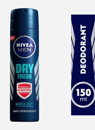 Dry Fresh Antiperspirant Antibacterial Protection Deodorant Spray, 150ml