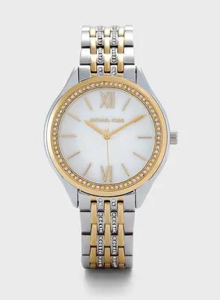 Mindy Two-Tone Analog Watch