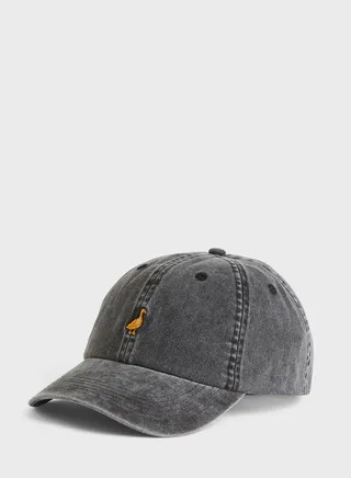 Embroidered Curved Peak Cap