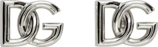 Dolce & Gabbana Silver Logo Cufflinks
