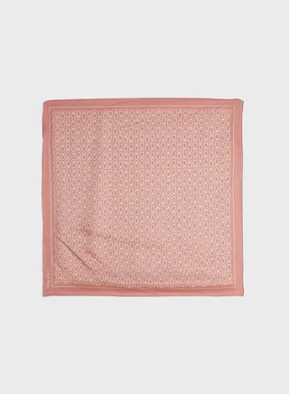 Silk Monogram Bandana