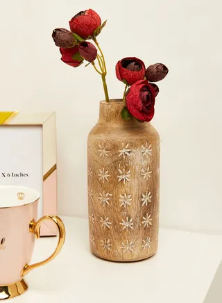 Decorative Wooden Vase