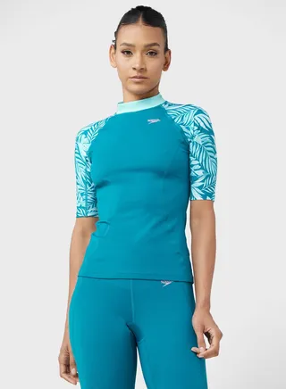 Printed Rash Top