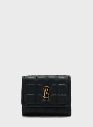 Logo Detailed Flap Over Wallets