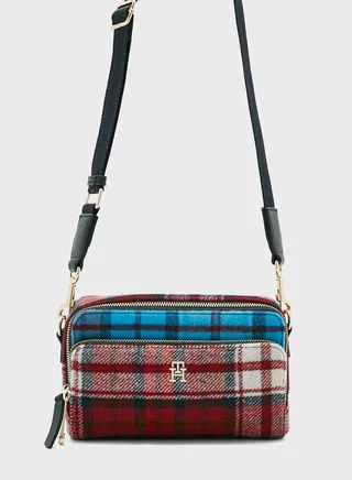 Iconic Check Detailed Crossbody Bag