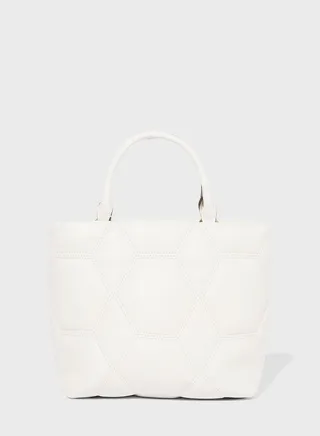 Quilted Top Handle Tote