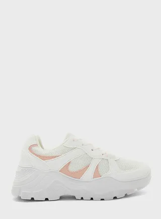 Patterned Chunky Sole Sneaker