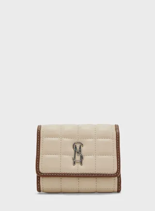 Logo Detailed Flap Over Wallets
