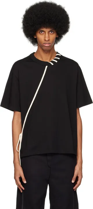 Craig Green Black Laced T-Shirt