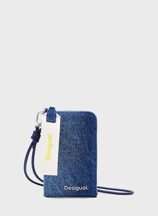 Logo Detail Zip Over Wallets
