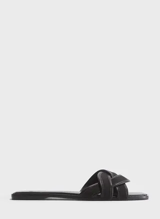 Braided-Strap Sandals