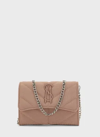 Logo Detailed Flap Over Crossbody