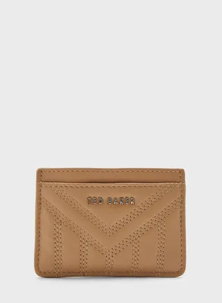 Ayani Quilted Leather Card Holder