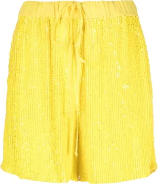 Sequin-Embellished Shorts