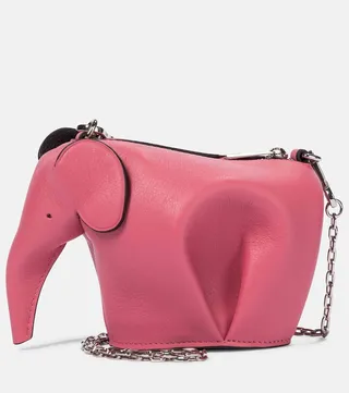 Elephant Nano leather pouch
