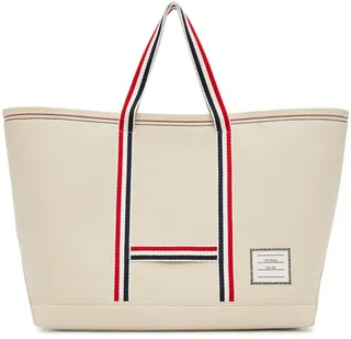Thom Browne Off-White Medium Tool Tote