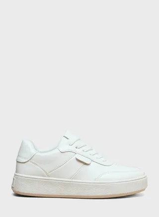 Lace Up Low Top Sneakers