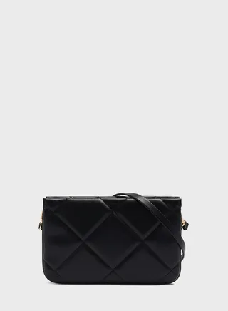 Quilted Zip Over Crossbody