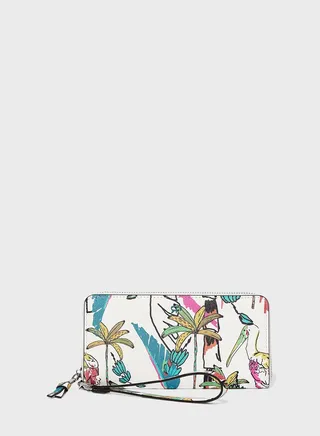Zip Over Printed Wallet